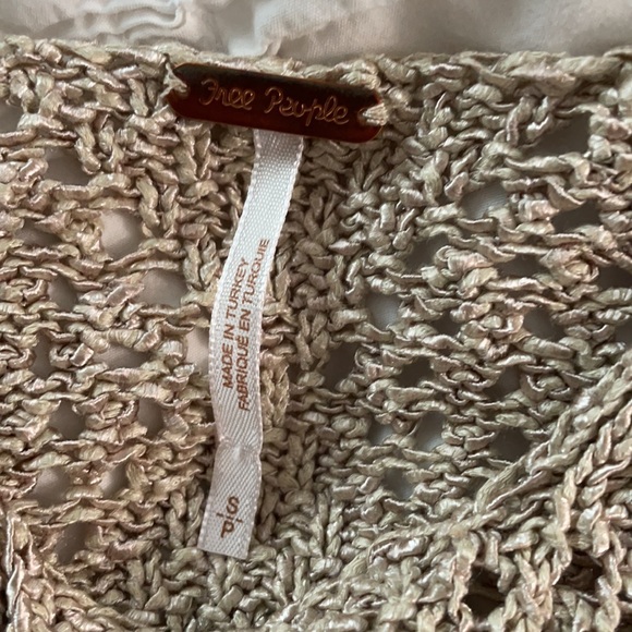 Free People Glisten Tank Sea Shell S - Picture 5 of 6